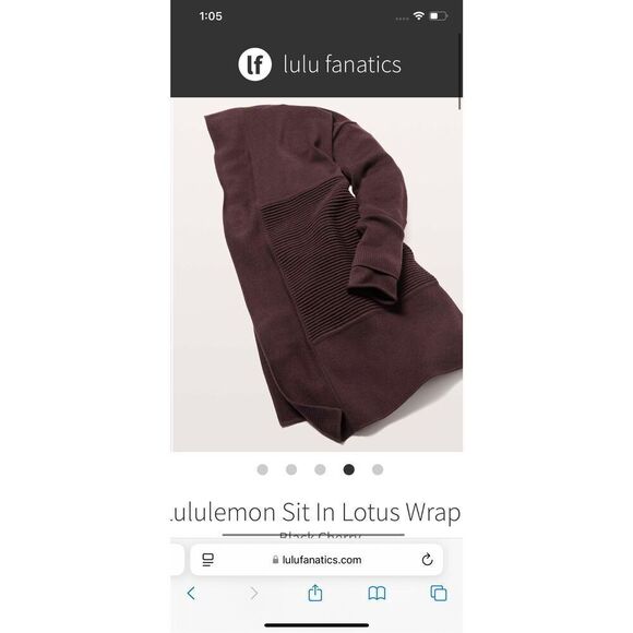 Lululemon Sit in Lotus wrap cardigan - Picture 5 of 15